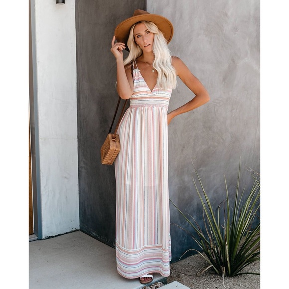 Vici Dresses & Skirts - Striped Maxi Dress
